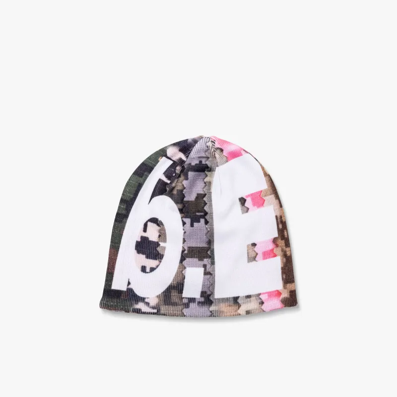 b.Eautiful Swatch Camo Beanie / Multi sold by Livestock