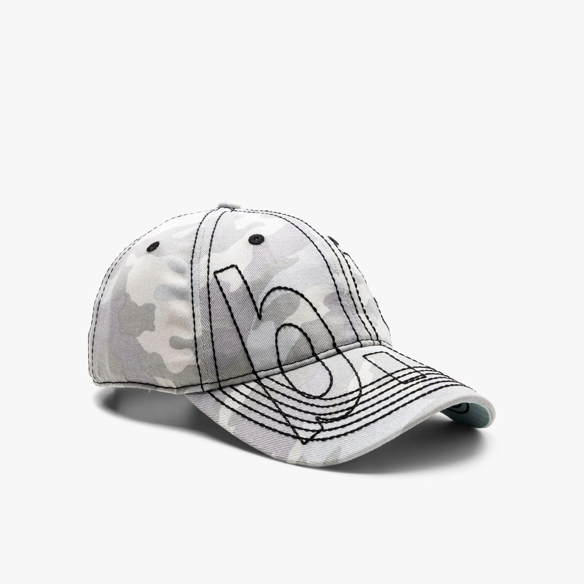 b.Eautiful Vapor 6 Panel Hat / Snow Camo sold by Livestock