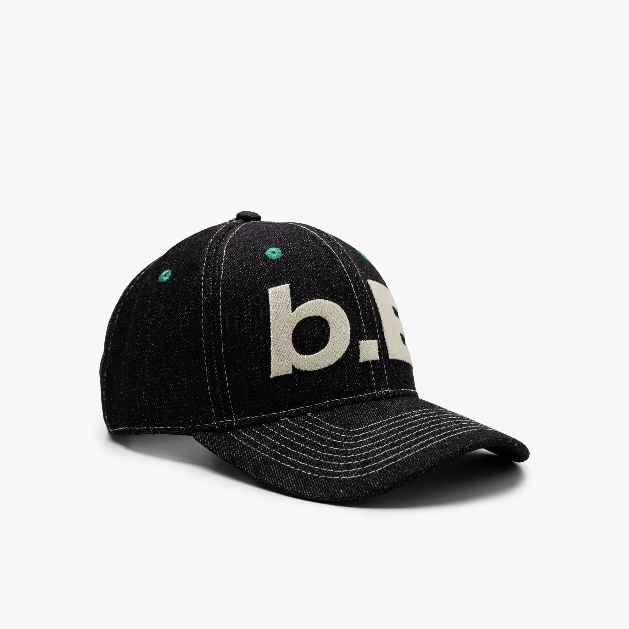 b.Eautiful b.E Hat Black Denim / Off-White sold by Livestock