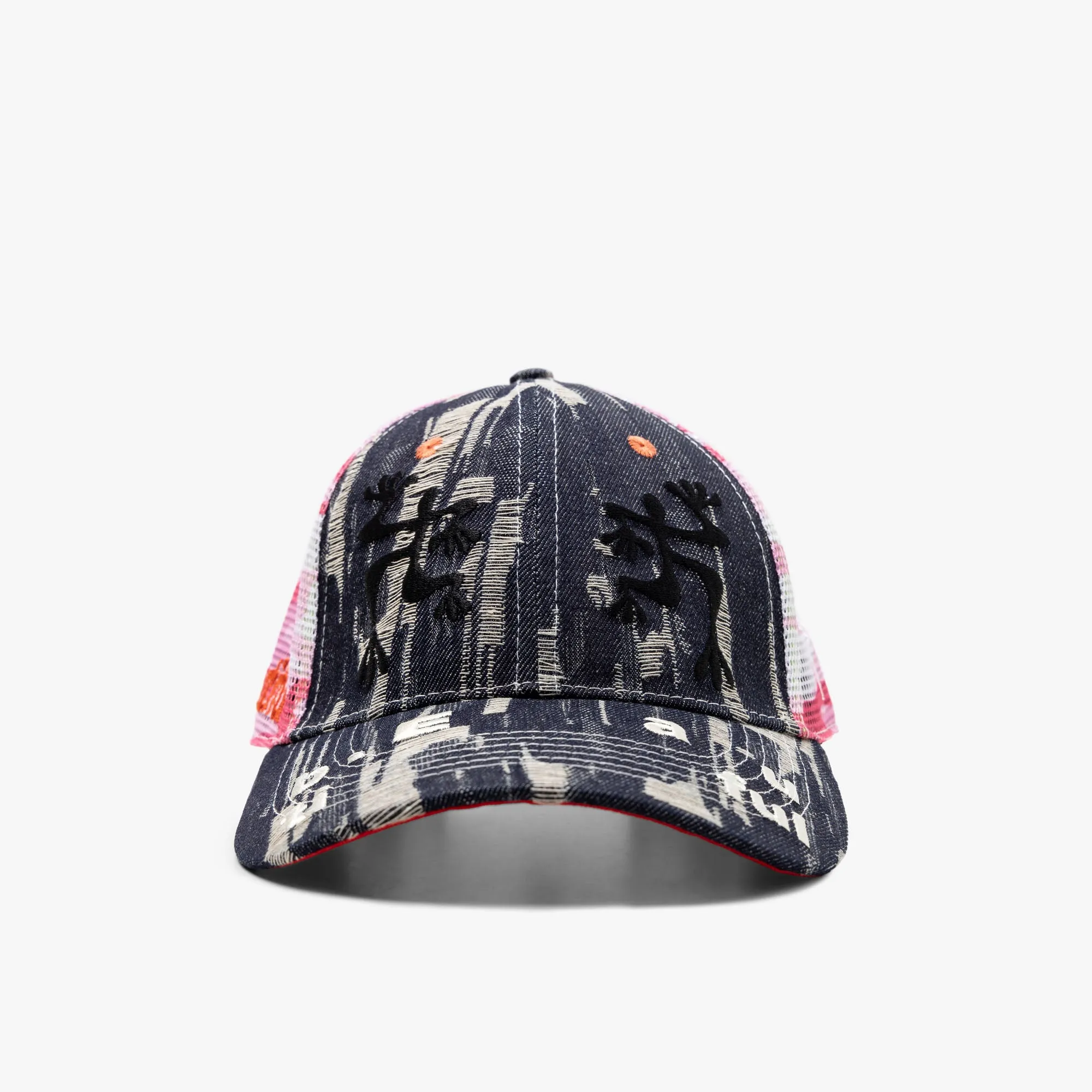 b.Eautiful Biyu Trucker Hat Black Denim Camo / Pink Camo sold by Livestock product image thumbnail 2