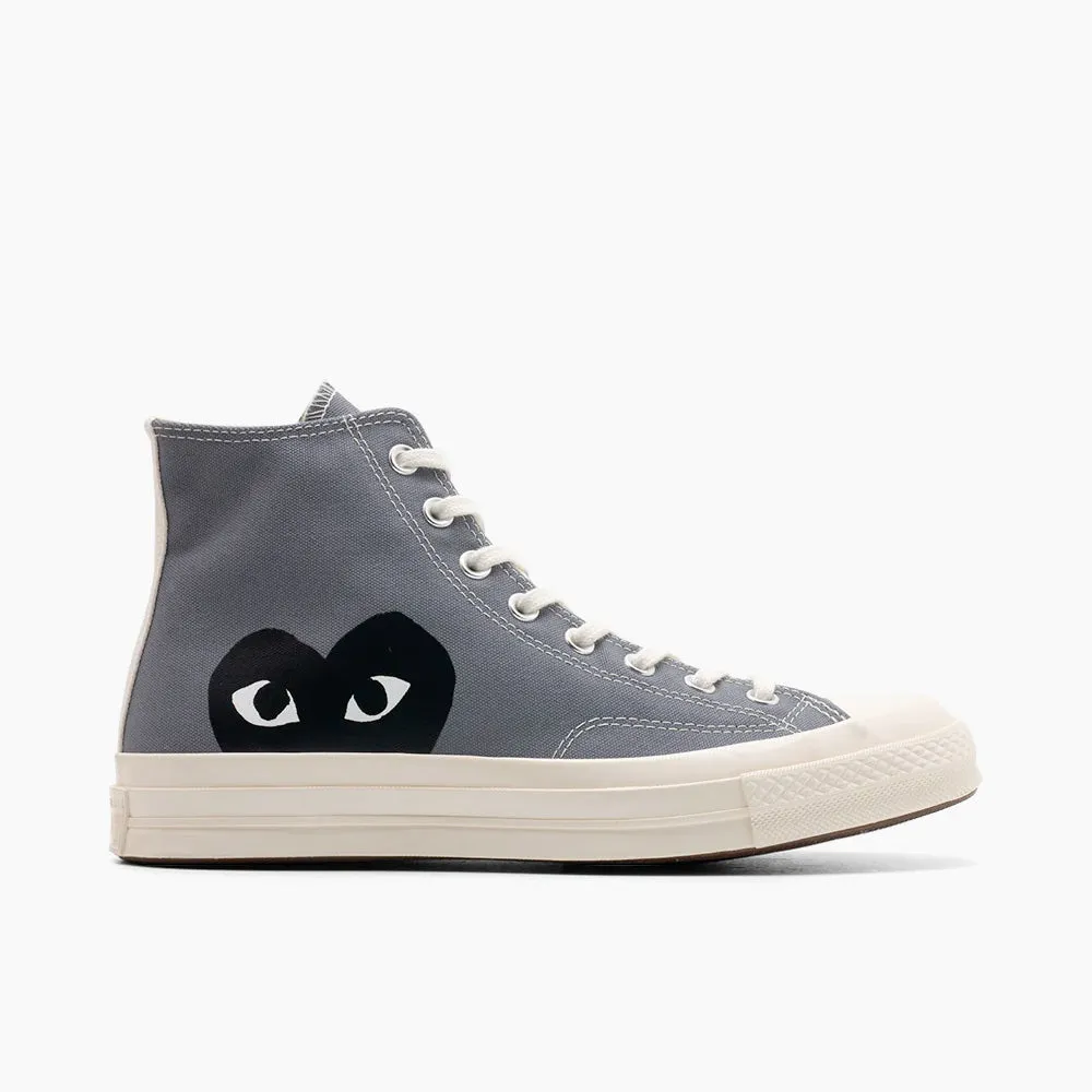 Converse x COMME des GARÇONS PLAY Chuck Taylor Hi / Grey sold by Livestock