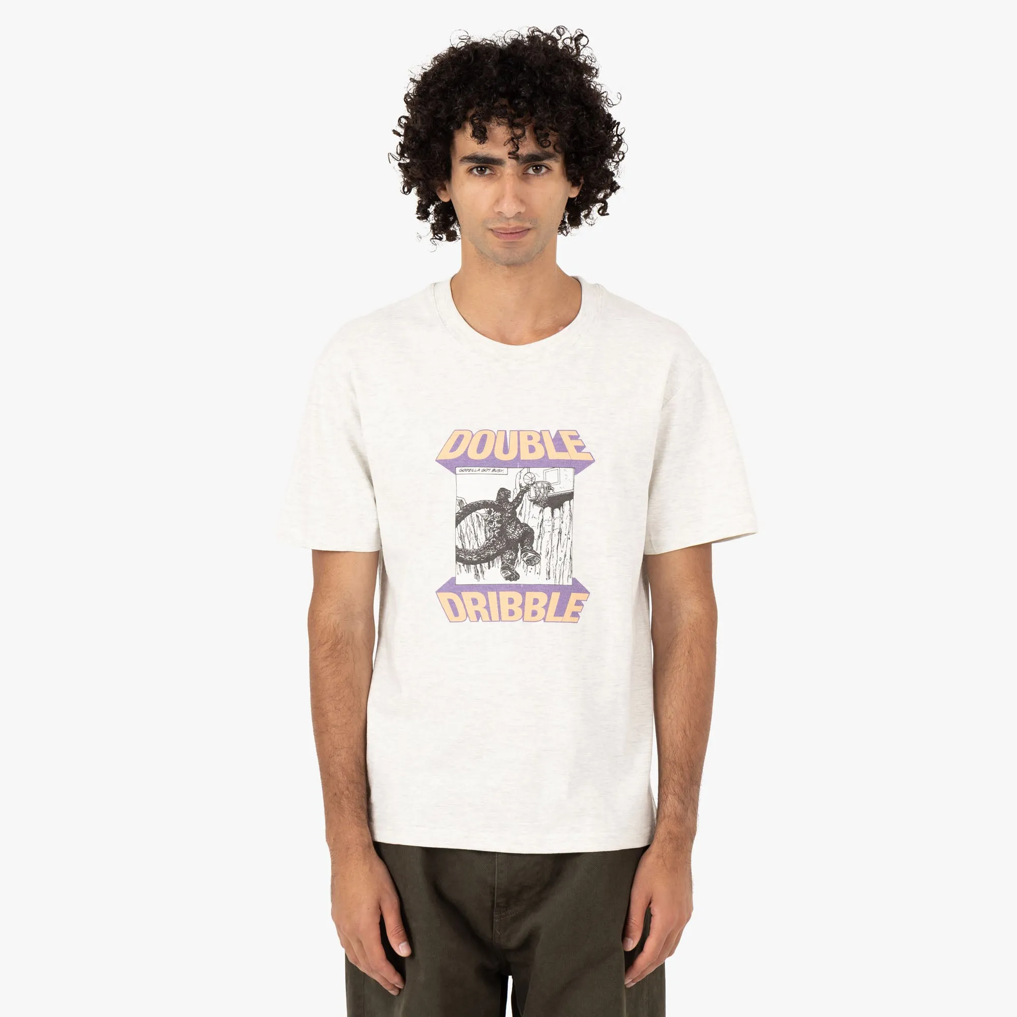 Double Dribble DD Godzilla T-shirt / Heather sold by Livestock