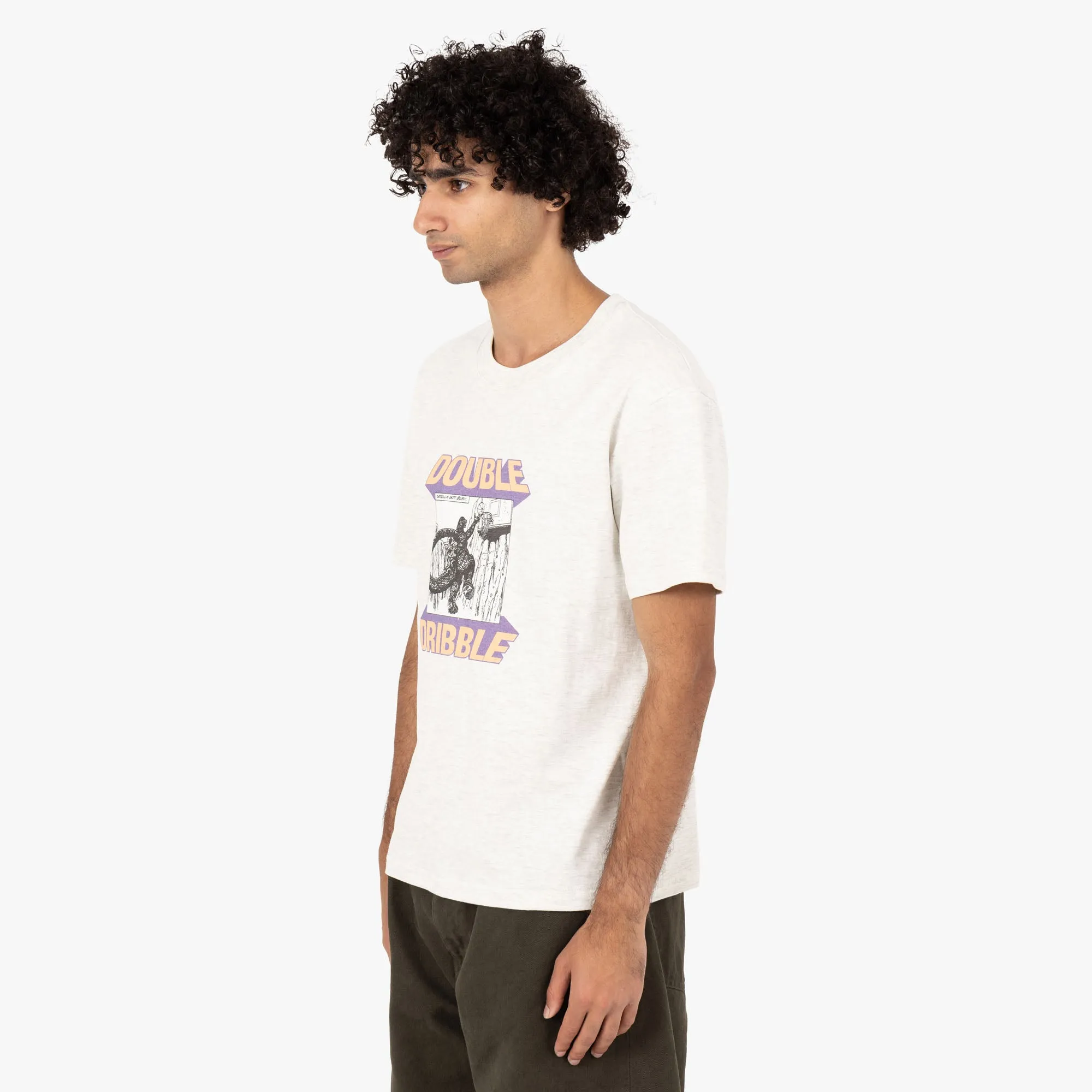 Double Dribble DD Godzilla T-shirt / Heather sold by Livestock product image thumbnail 2