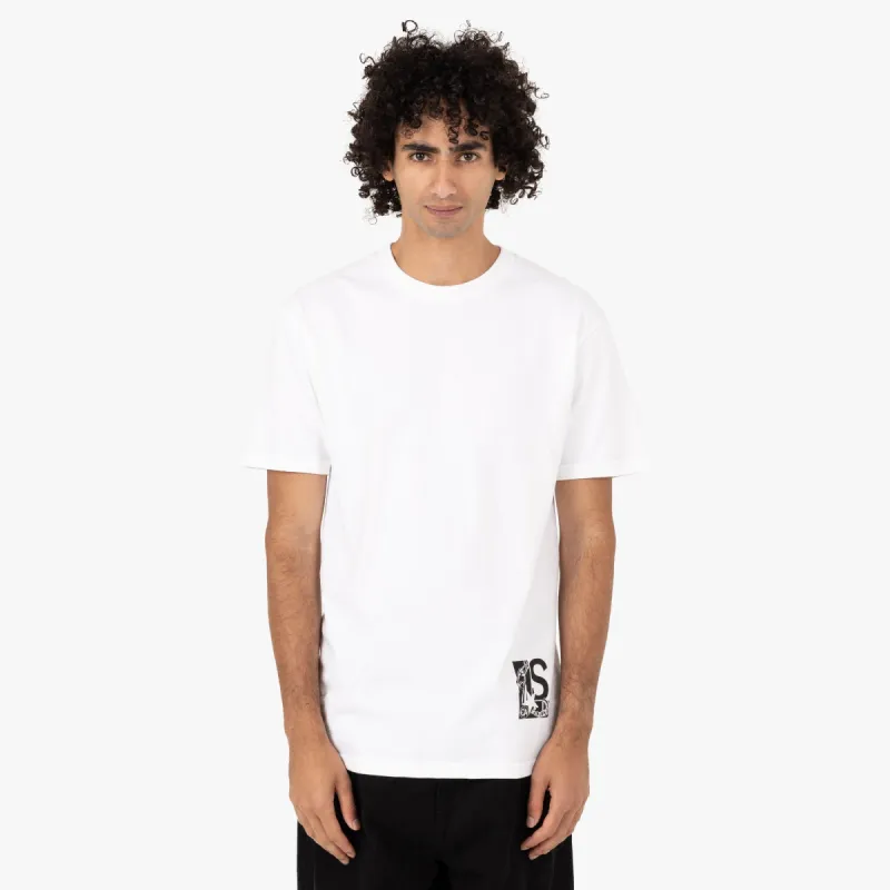 Livestock Chain Logo Censorious T-shirt / White sold by Livestock