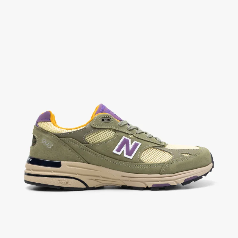 New Balance MADE in USA U993OL Olive Leaf / Maize sold by Livestock
