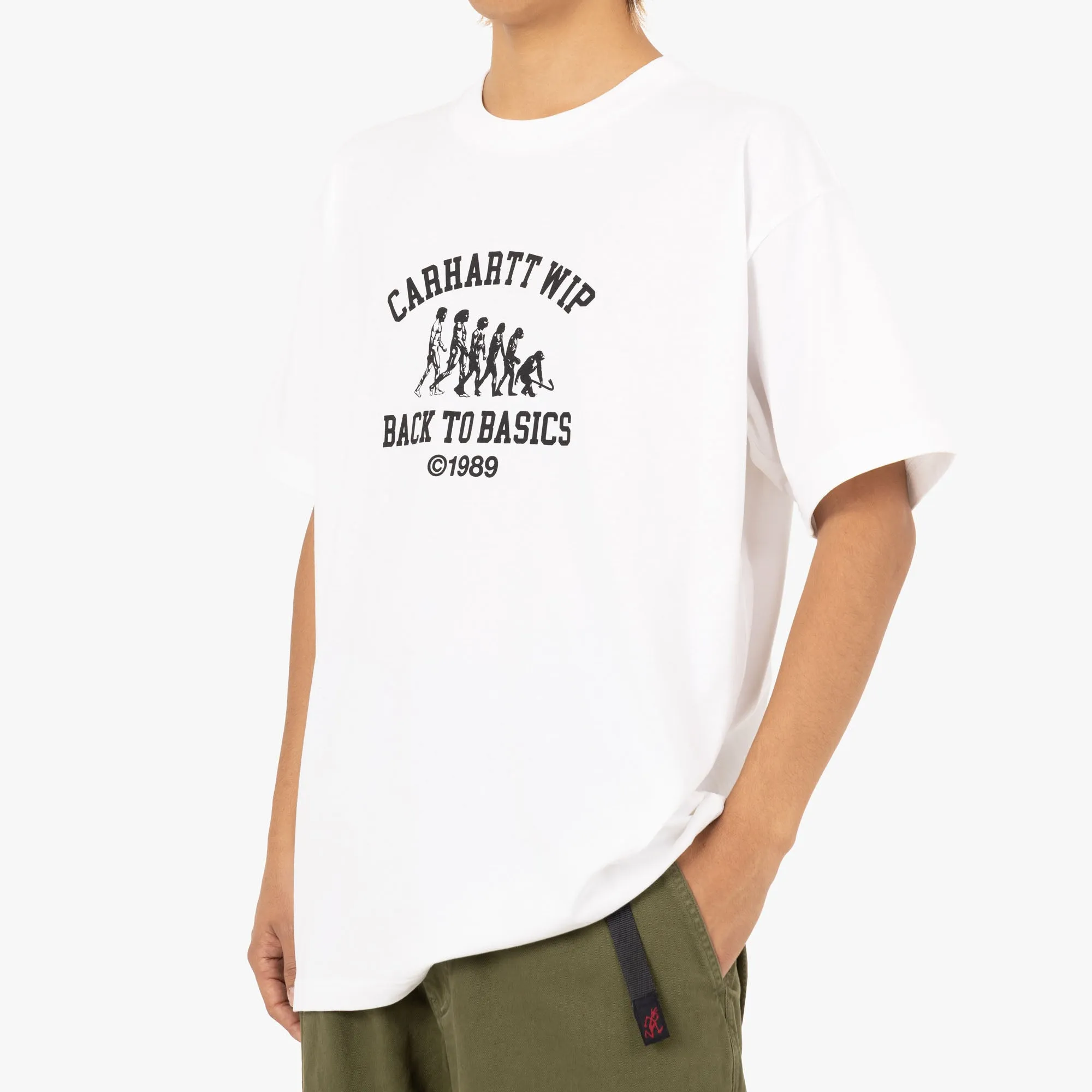 Carhartt WIP Basics T-shirt White / Black sold by Livestock product image thumbnail 5