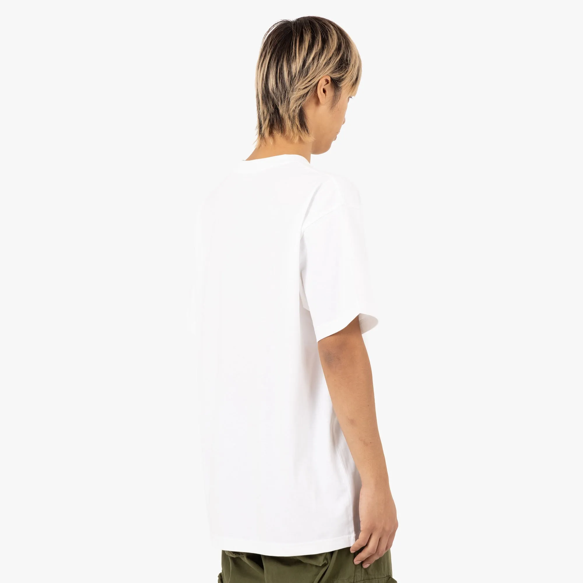 Carhartt WIP Basics T-shirt White / Black sold by Livestock product image thumbnail 2