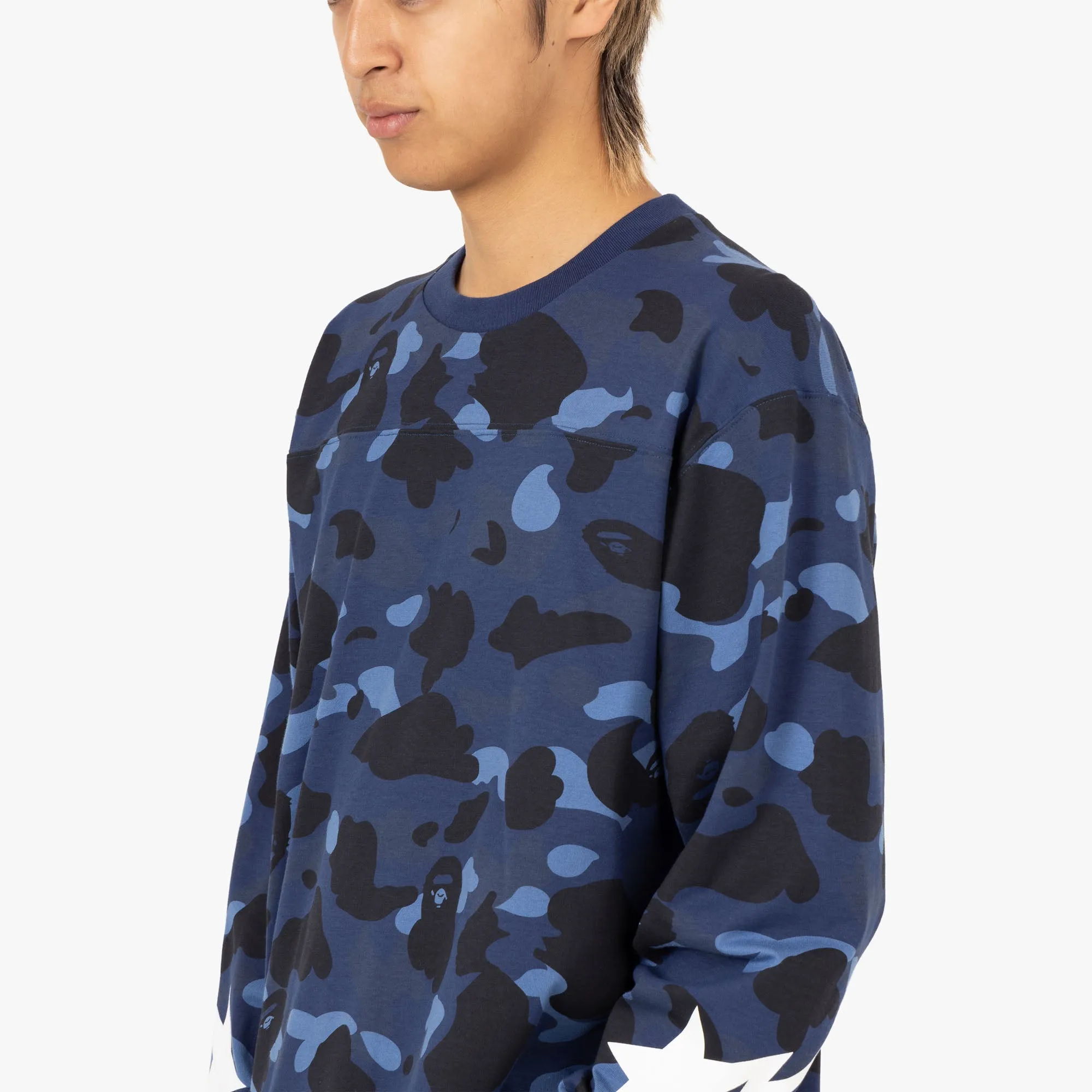 BAPE Color Camo Long Sleeve / Navy sold by Livestock product image thumbnail 4