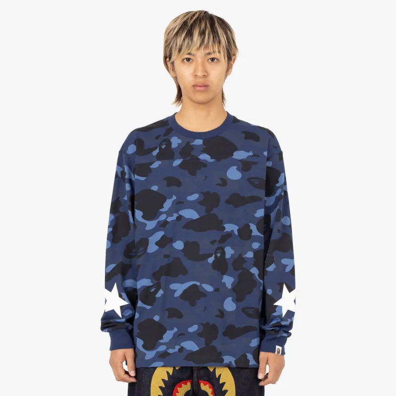 BAPE Color Camo Long Sleeve / Navy sold by Livestock