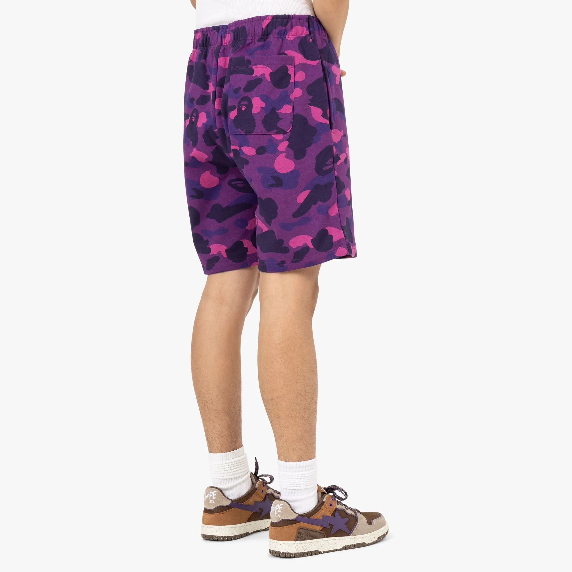 BAPE Color Camo Shark Sweat Shorts / Purple sold by Livestock product image thumbnail 3