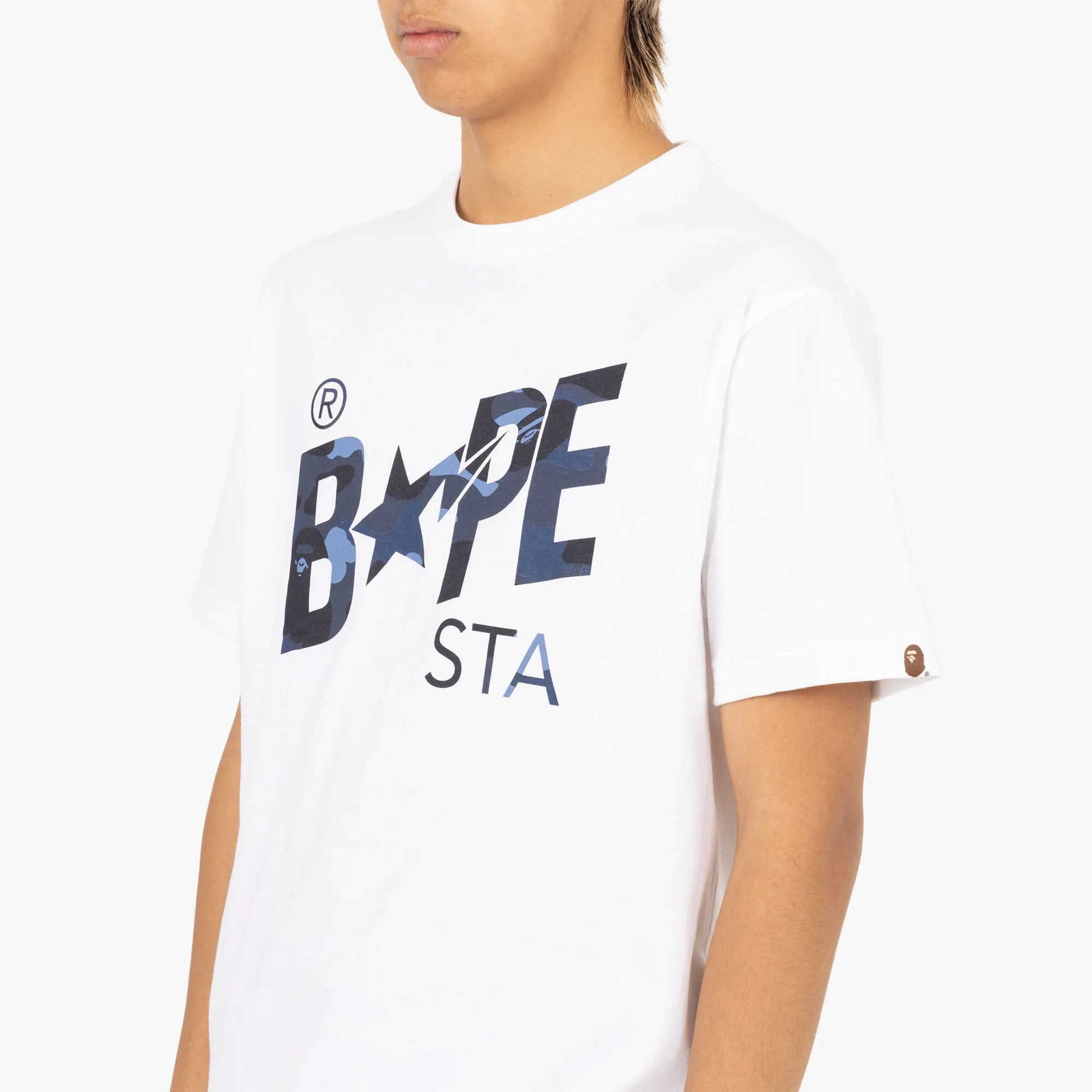 BAPE Color Camo Bape Sta Logo T-shirt / White sold by Livestock product image thumbnail 4
