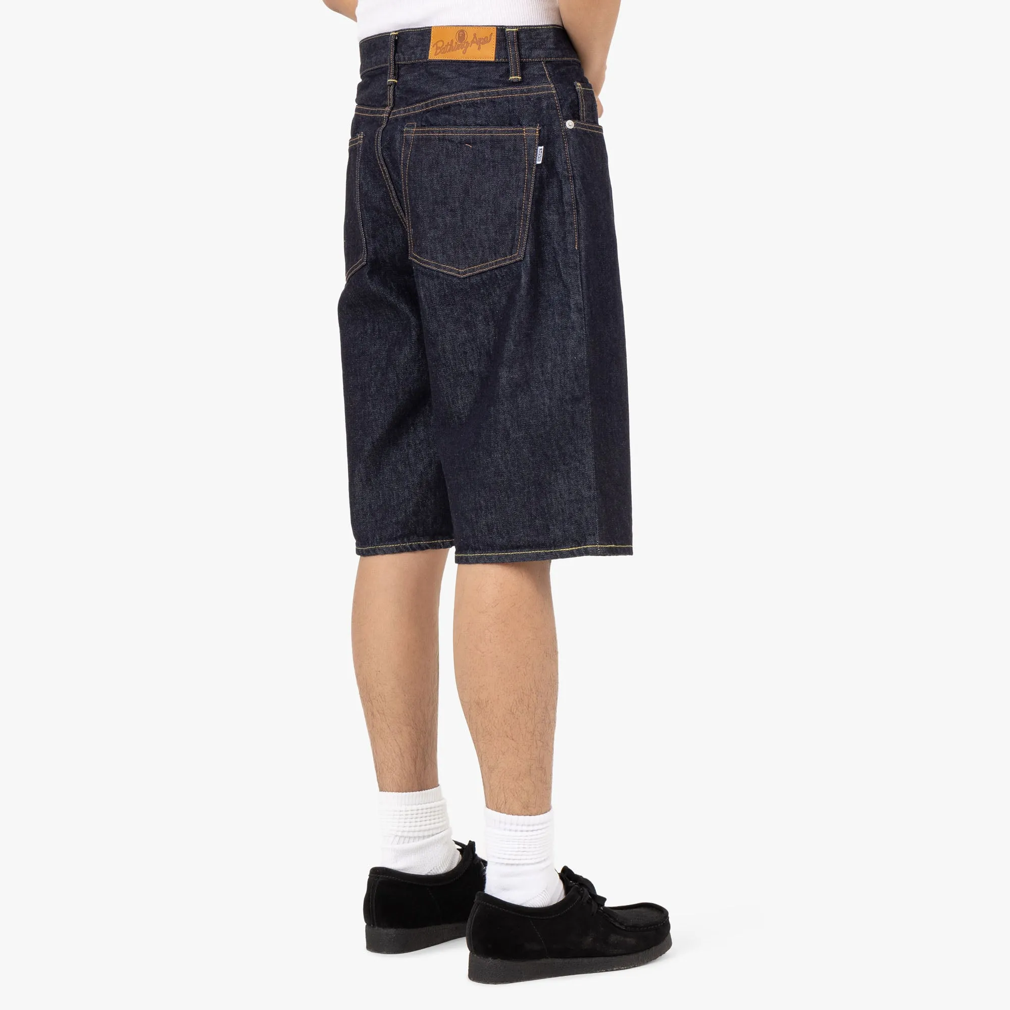 Bape Shark Denim Shorts / Indig sold by Livestock product image thumbnail 3