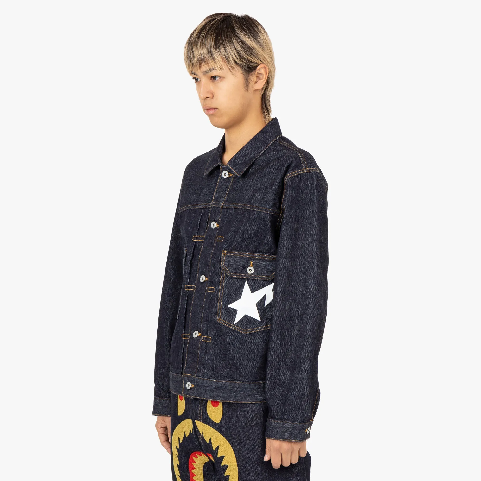 Bape Sta Denim Jacket Type-02 / Indigo sold by Livestock product image thumbnail 2