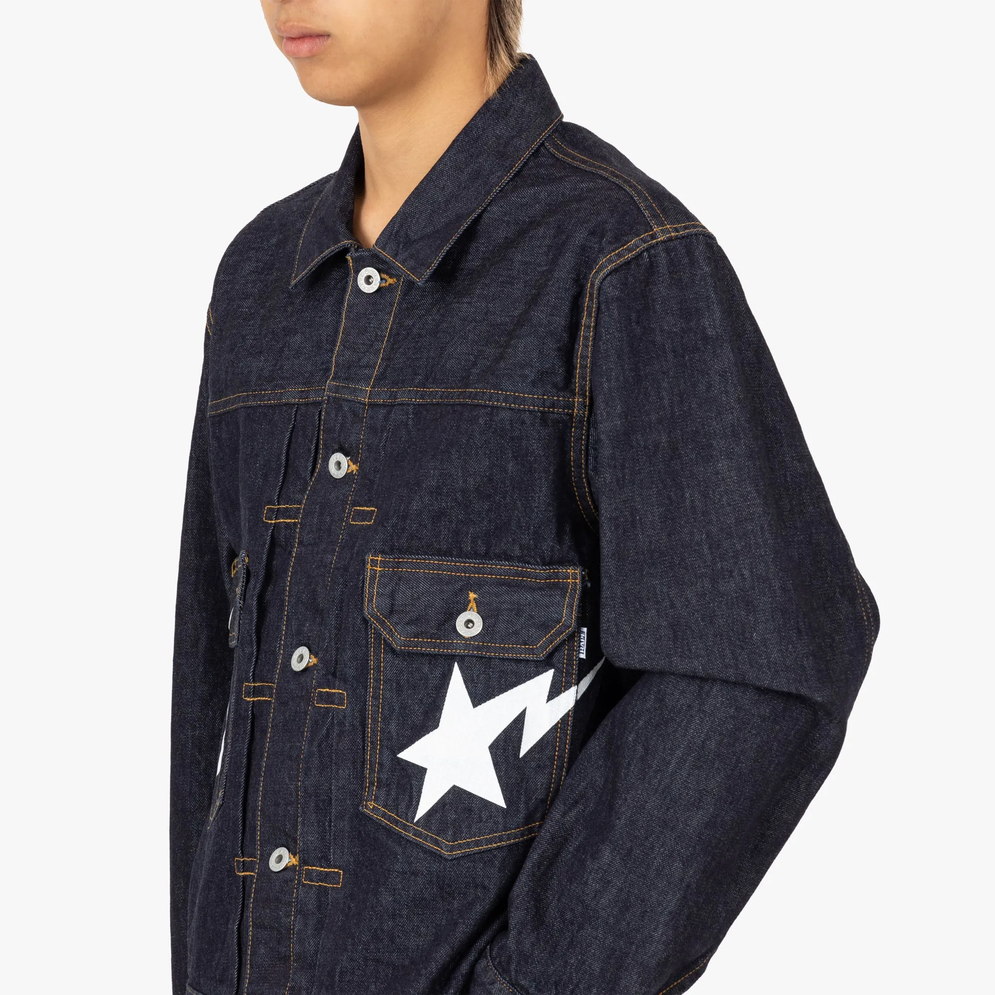 Bape Sta Denim Jacket Type-02 / Indigo sold by Livestock product image thumbnail 4