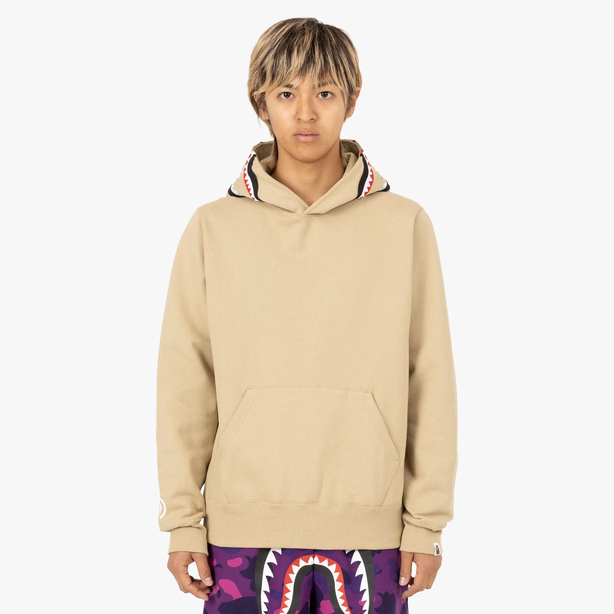 BAPE Shark Pullover Hoodie / Beige sold by Livestock