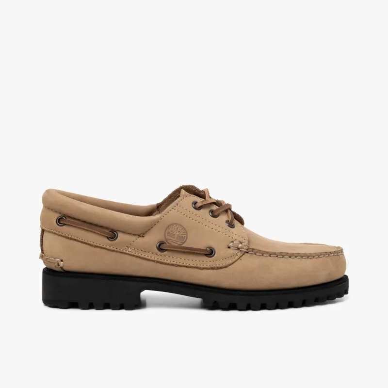 Timberland Authentic 3-Eye Boat Shoe / Taupe Nubuck sold by Livestock
