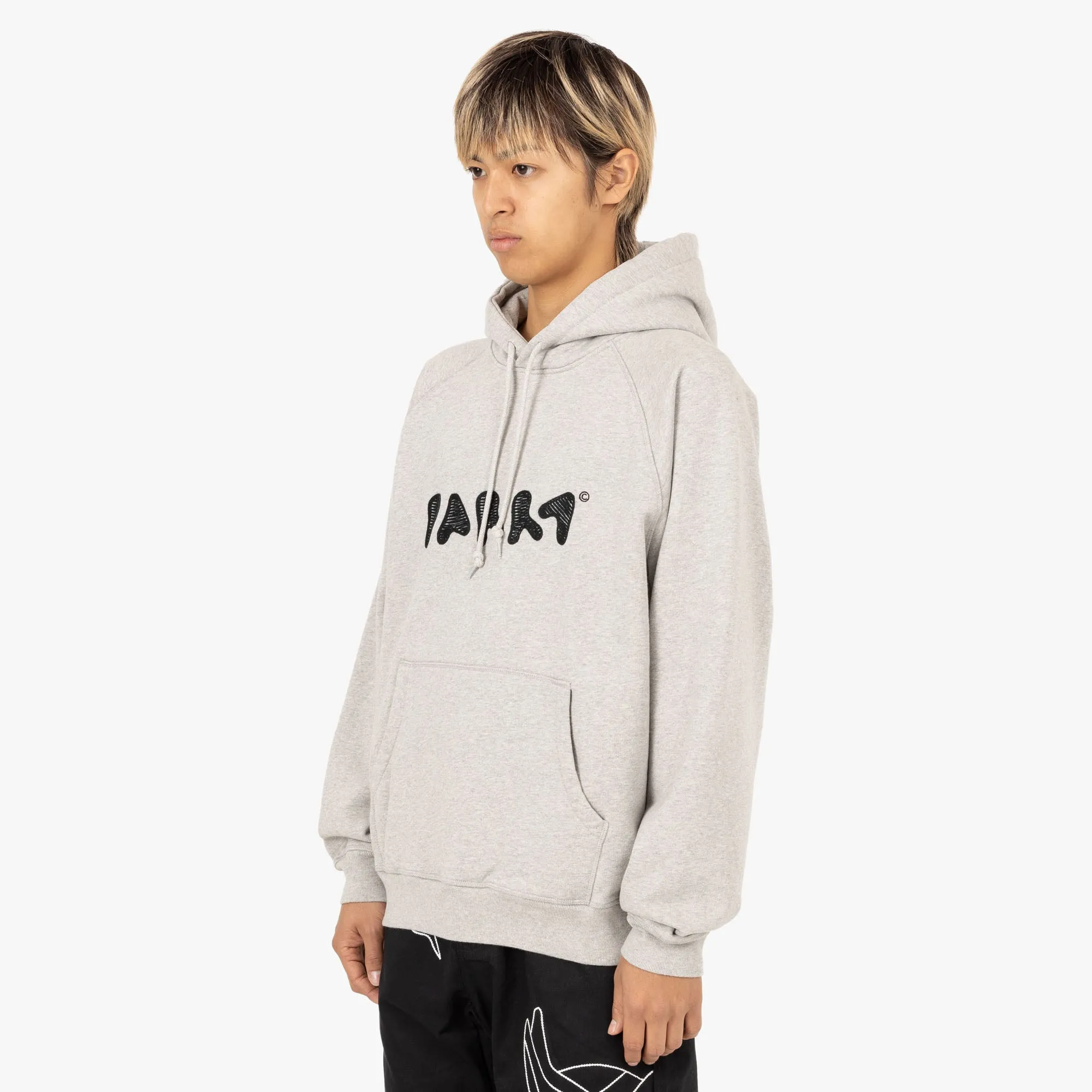 by Parra Blob Logo Hooded Sweatshirt / Heather Grey sold by Livestock product image thumbnail 2