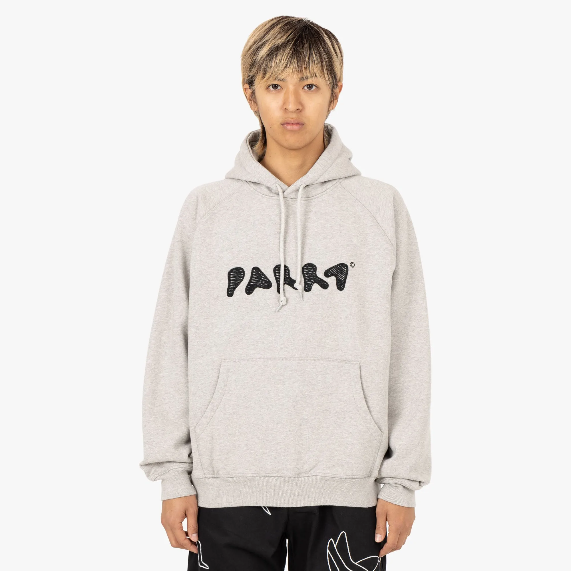 by Parra Blob Logo Hooded Sweatshirt / Heather Grey sold by Livestock
