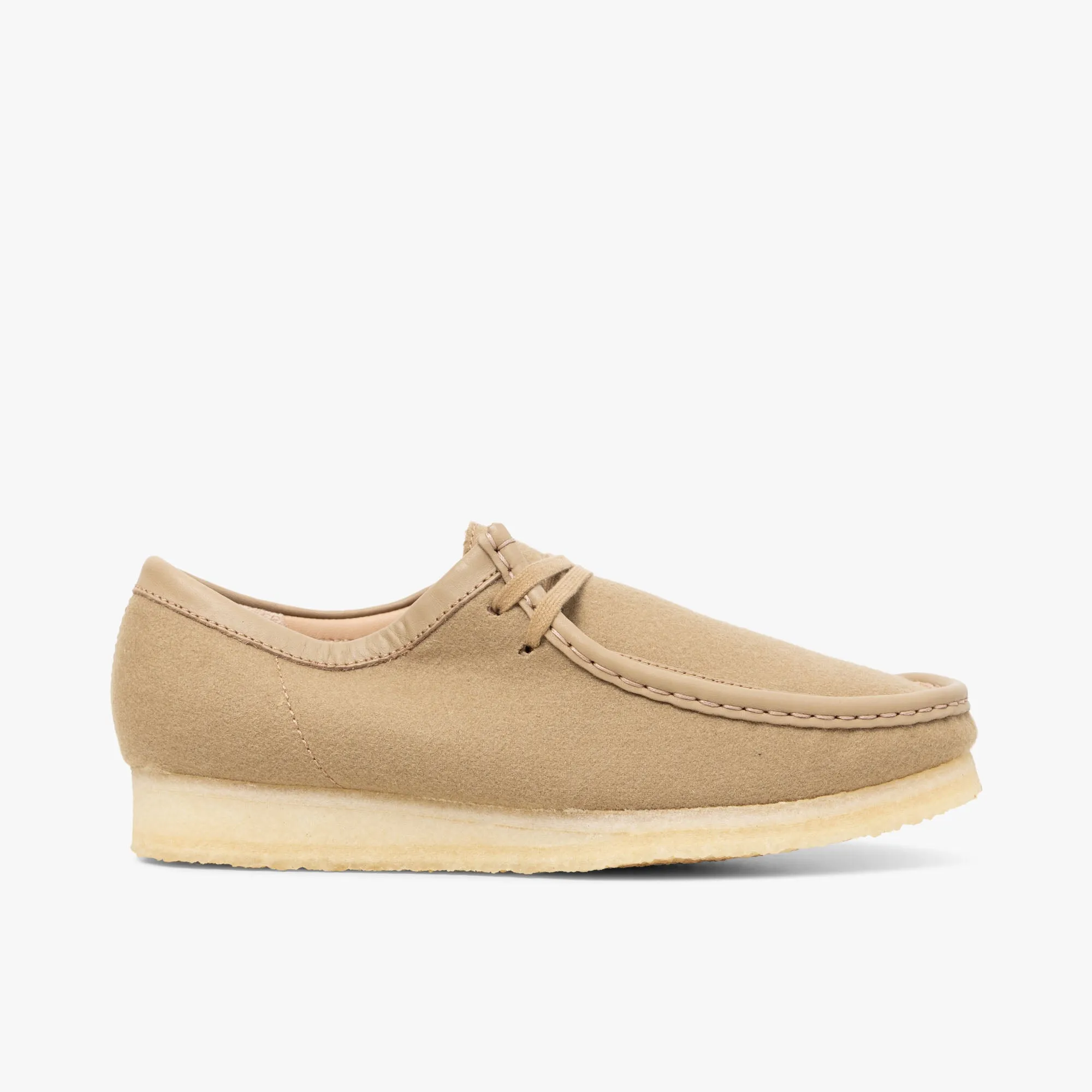 Clarks Originals Wallabee / Camel Wool sold by Livestock