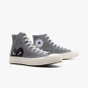 Converse x COMME des GARÇONS PLAY Chuck Taylor Hi / Grey sold by Livestock