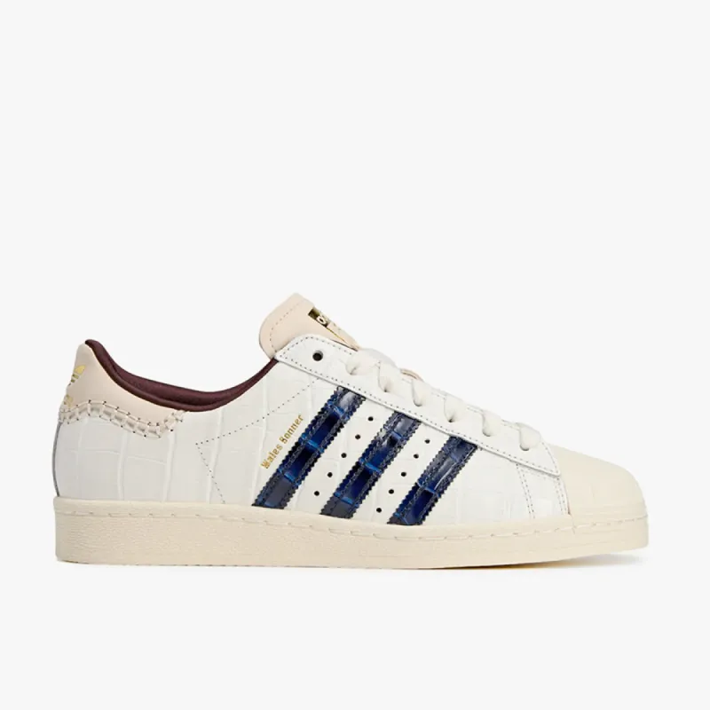 adidas Originals x Wales Bonner Superstar Wonder White / Collegiate Navy sold by Livestock