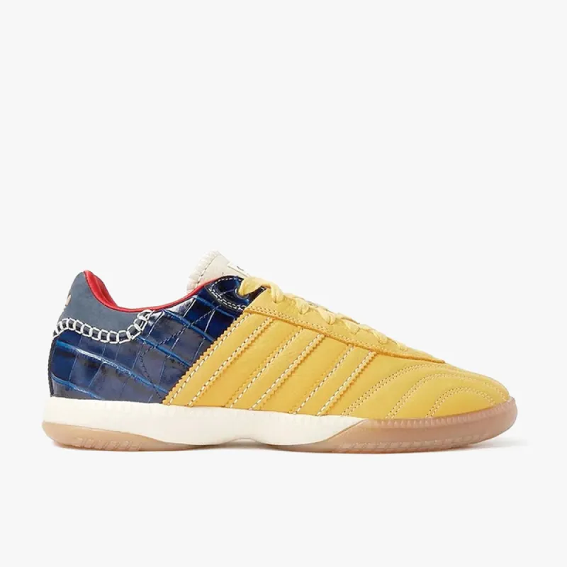 adidas Originals x Wales Bonner Samba Millennium Suede St Fade Gold / Collegiate Navy sold by Livestock