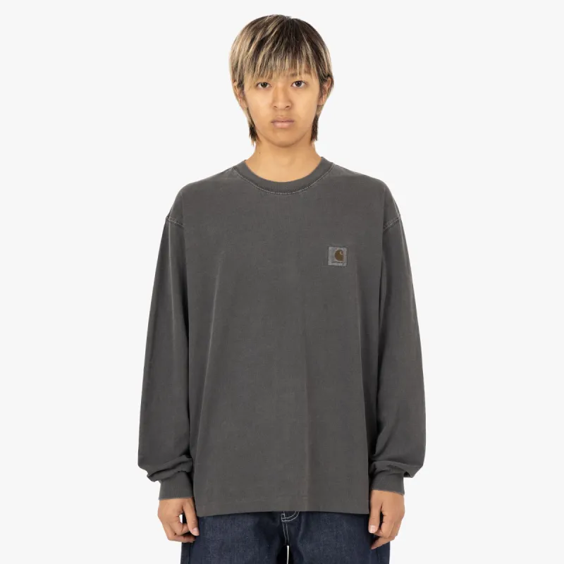 Carhartt WIP L/S Vista T-Shirt / Graphite sold by Livestock