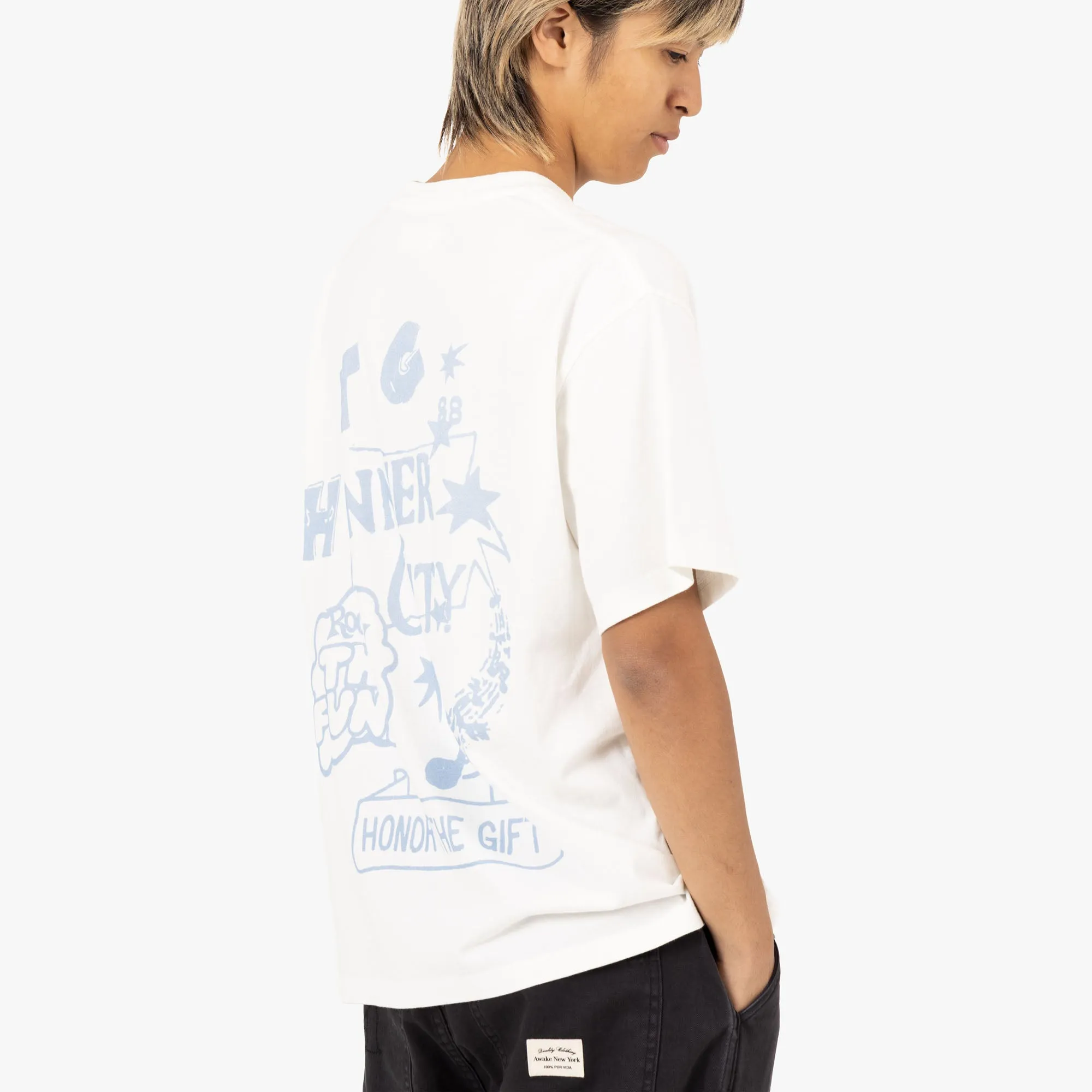 Honor The Gift Entertainment T-Shirt / White sold by Livestock product image thumbnail 5