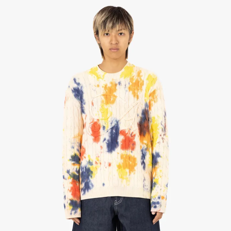 Awake NY Applique Sweater / Tie Dye sold by Livestock