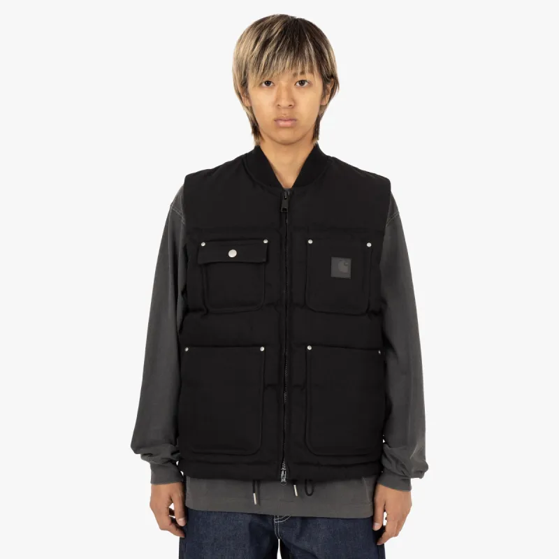 Carhartt WIP Rayley Vest / Black sold by Livestock