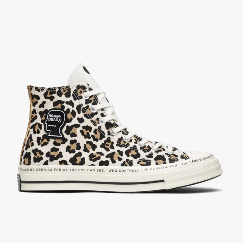 Converse x Brain Dead Chuck 70 Hi Egret / Black - Multi sold by Livestock