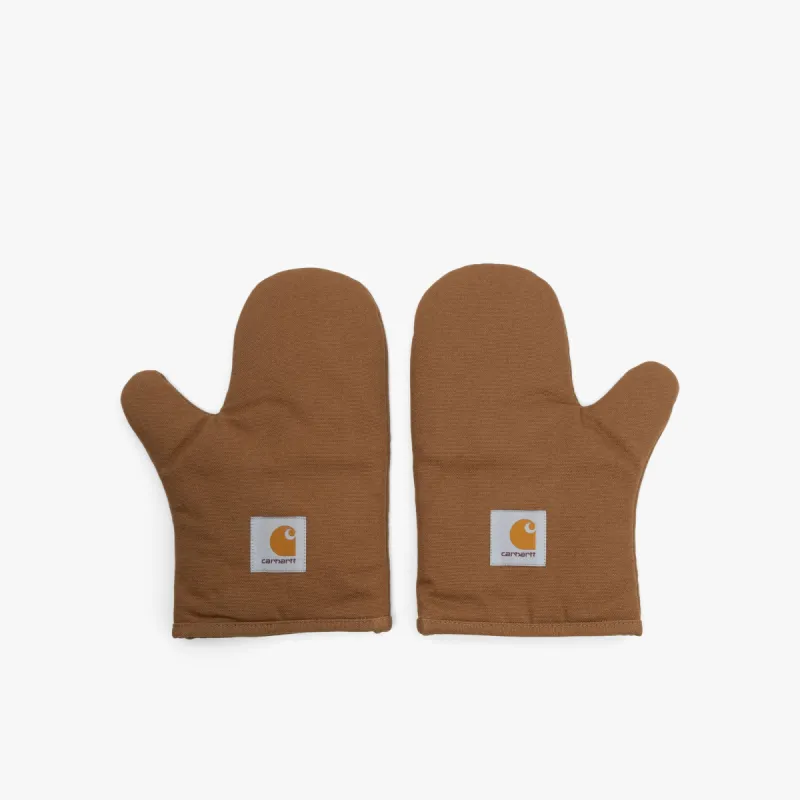 Carhartt WIP Canvas Oven Mitt Set / Hamilton Brown sold by Livestock
