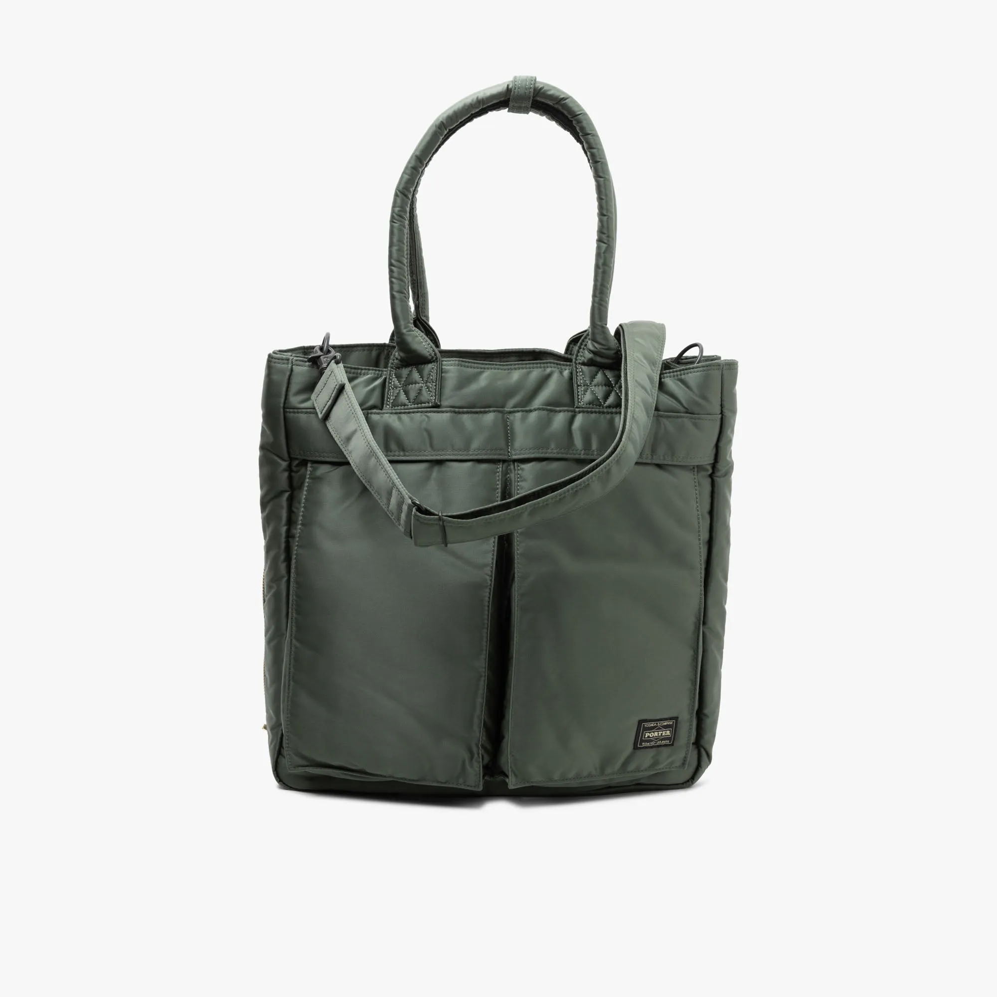 Porter Tanker 2WAY Tote Bag / Sage Green sold by Livestock
