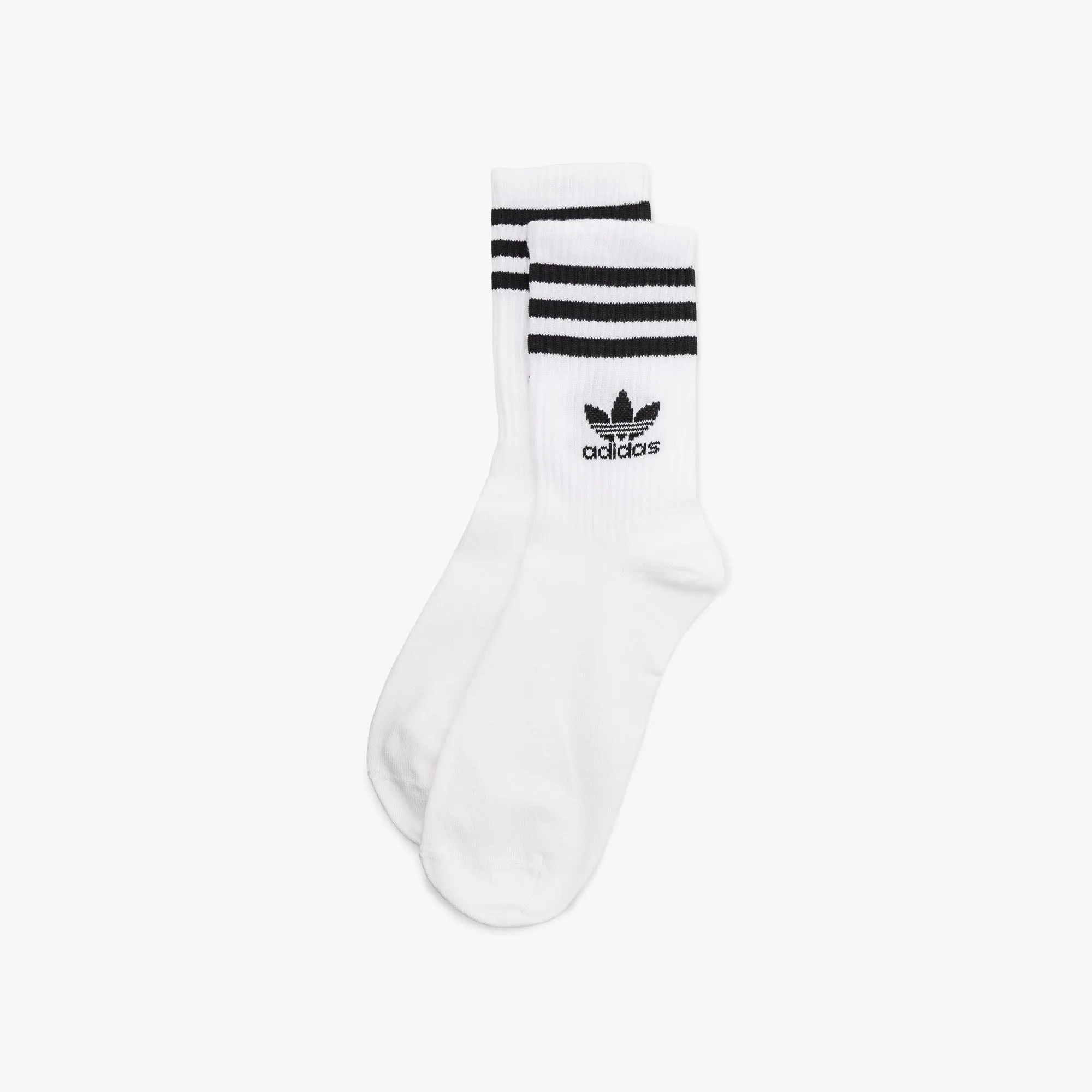 adidas Originals Mid Cut Crew Socks 3PK / White sold by Livestock