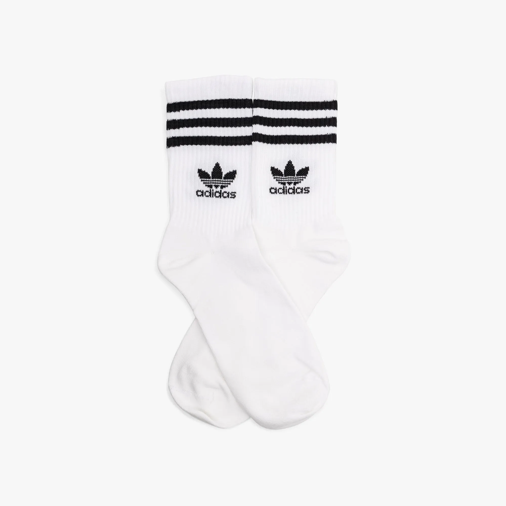 adidas Originals Mid Cut Crew Socks 3PK / White sold by Livestock product image thumbnail 2