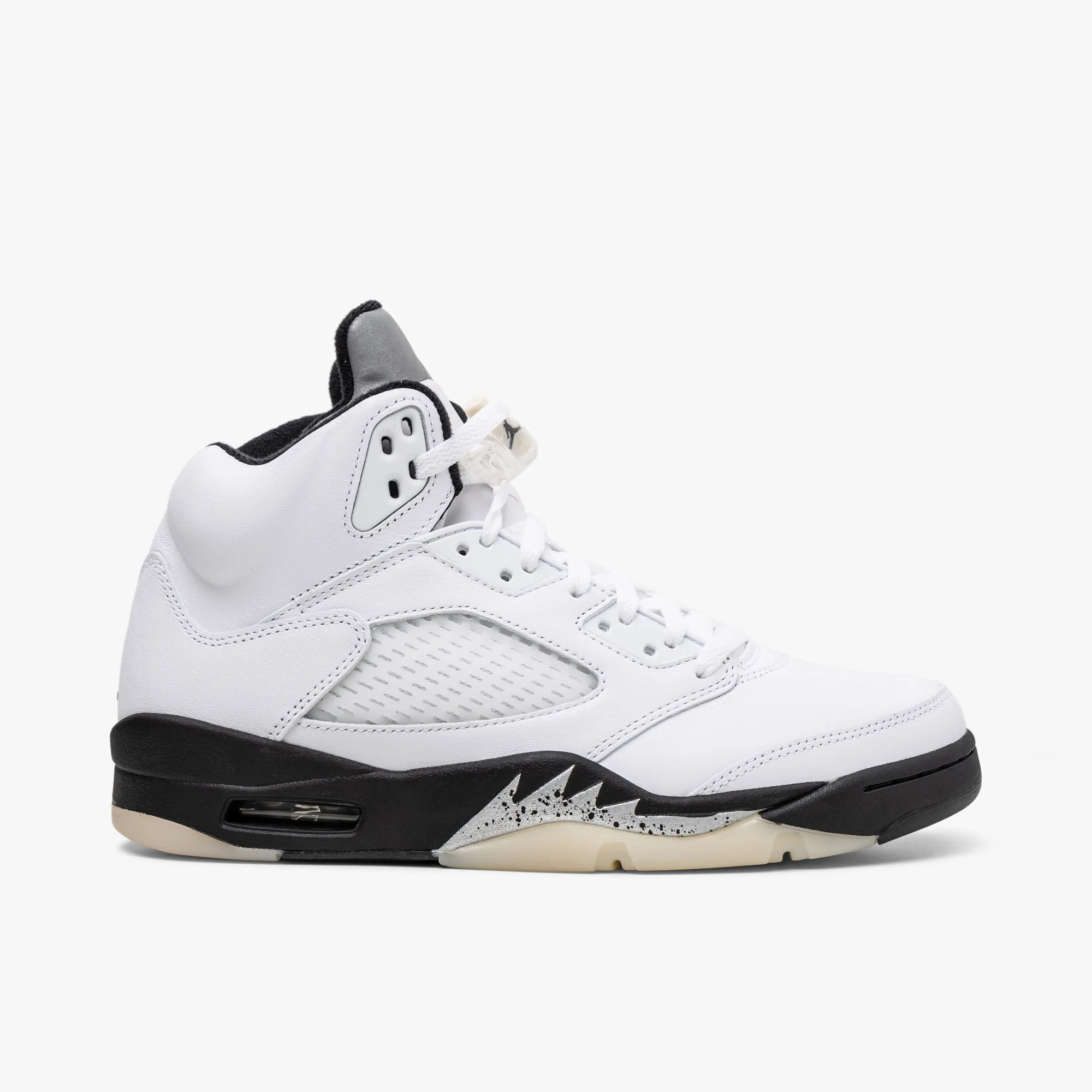 Jordan 5 Retro White / Black - Sail sold by Livestock