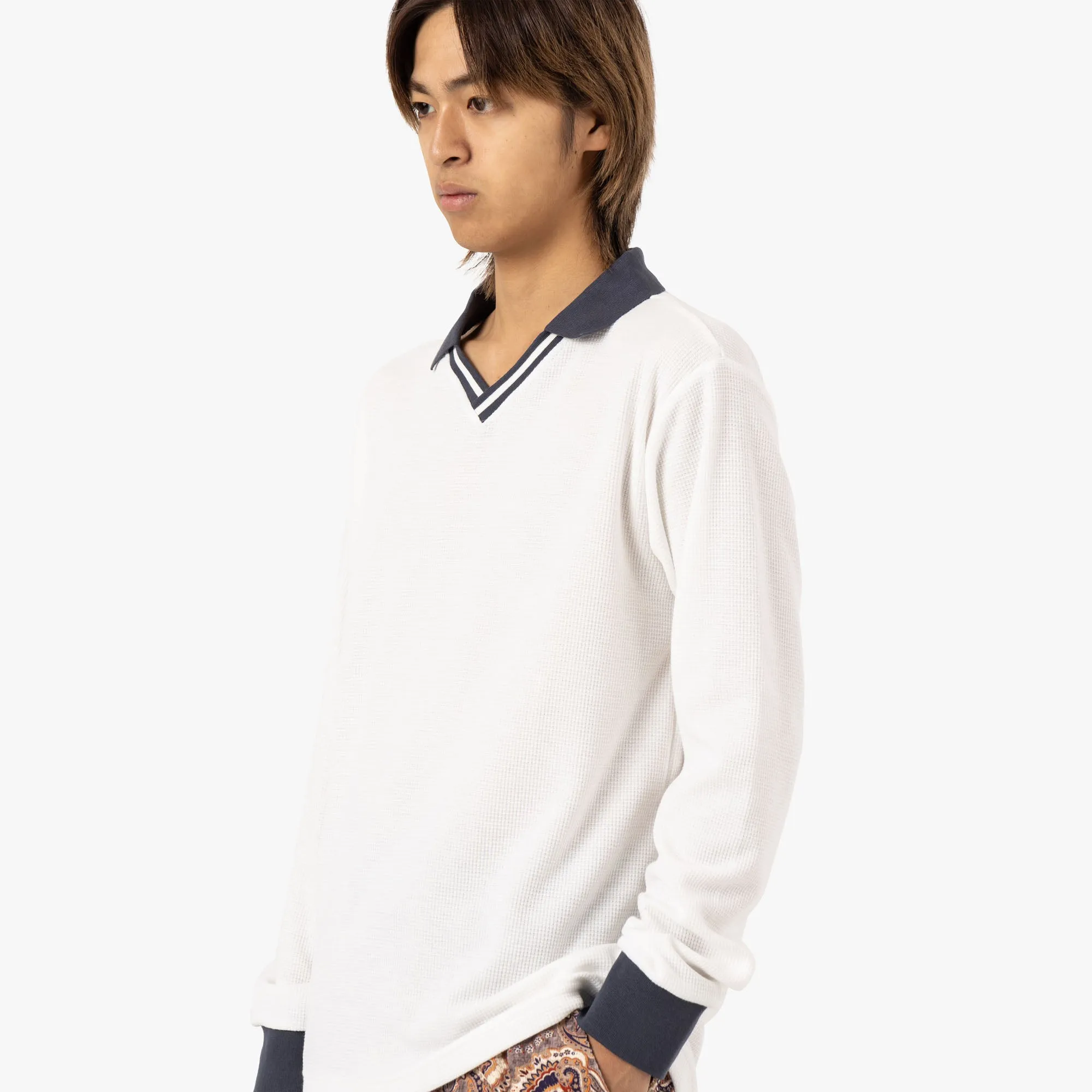 Brother Brother Keepers Thermal Polo White / Grey sold by Livestock product image thumbnail 4