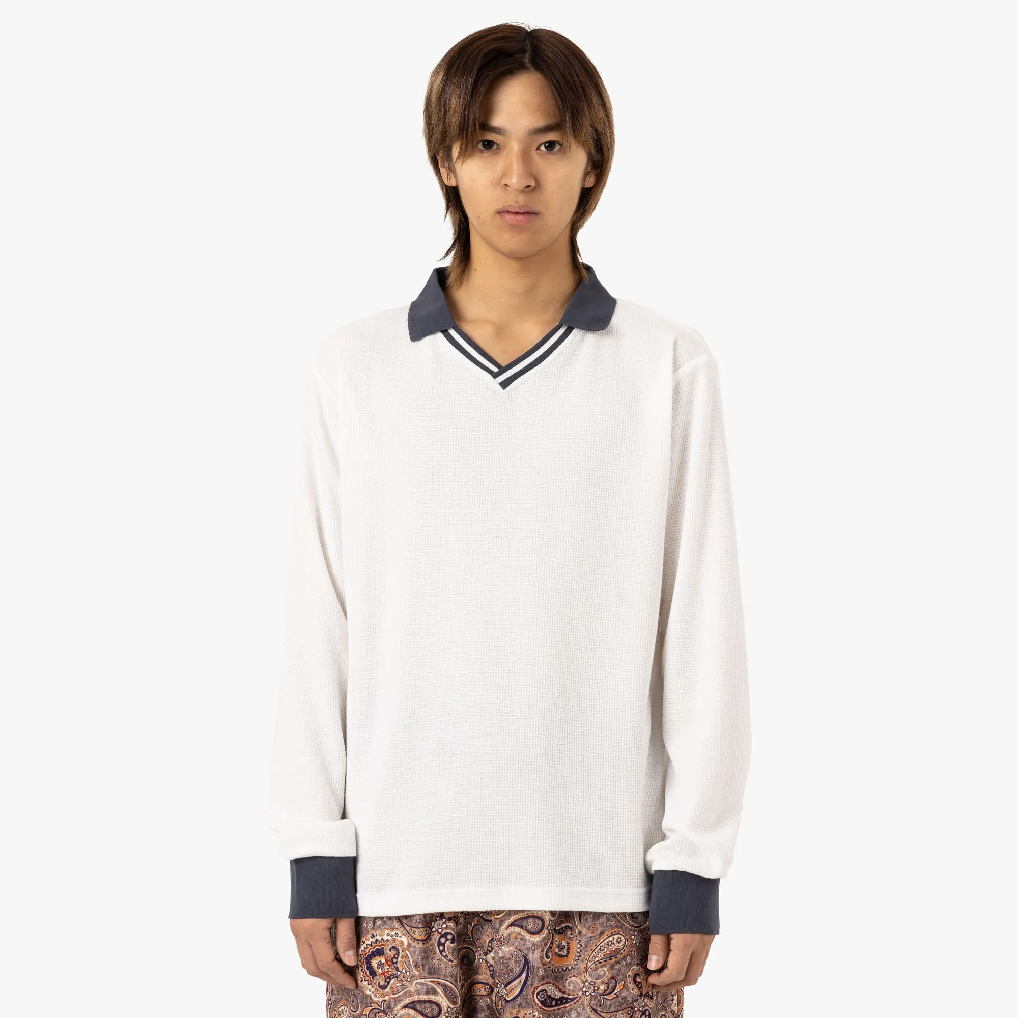 Brother Brother Keepers Thermal Polo White / Grey sold by Livestock