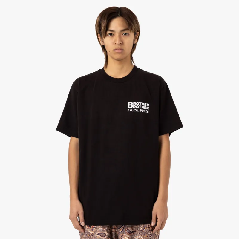 Brother Brother Shop Tee Black / White sold by Livestock