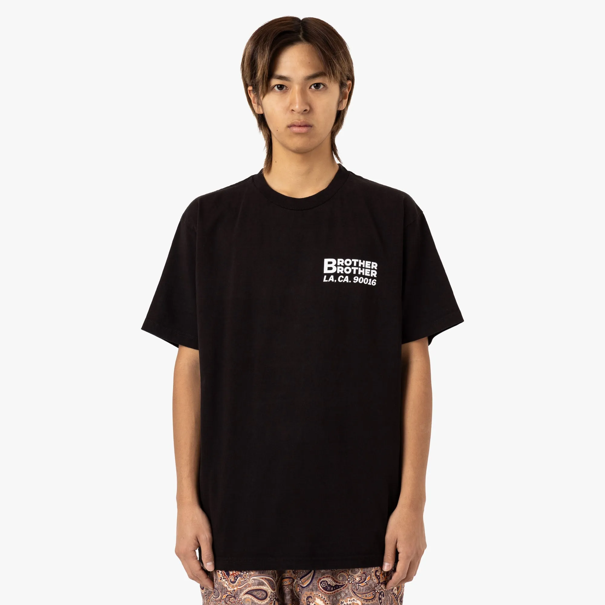 Brother Brother Shop Tee Black / White sold by Livestock