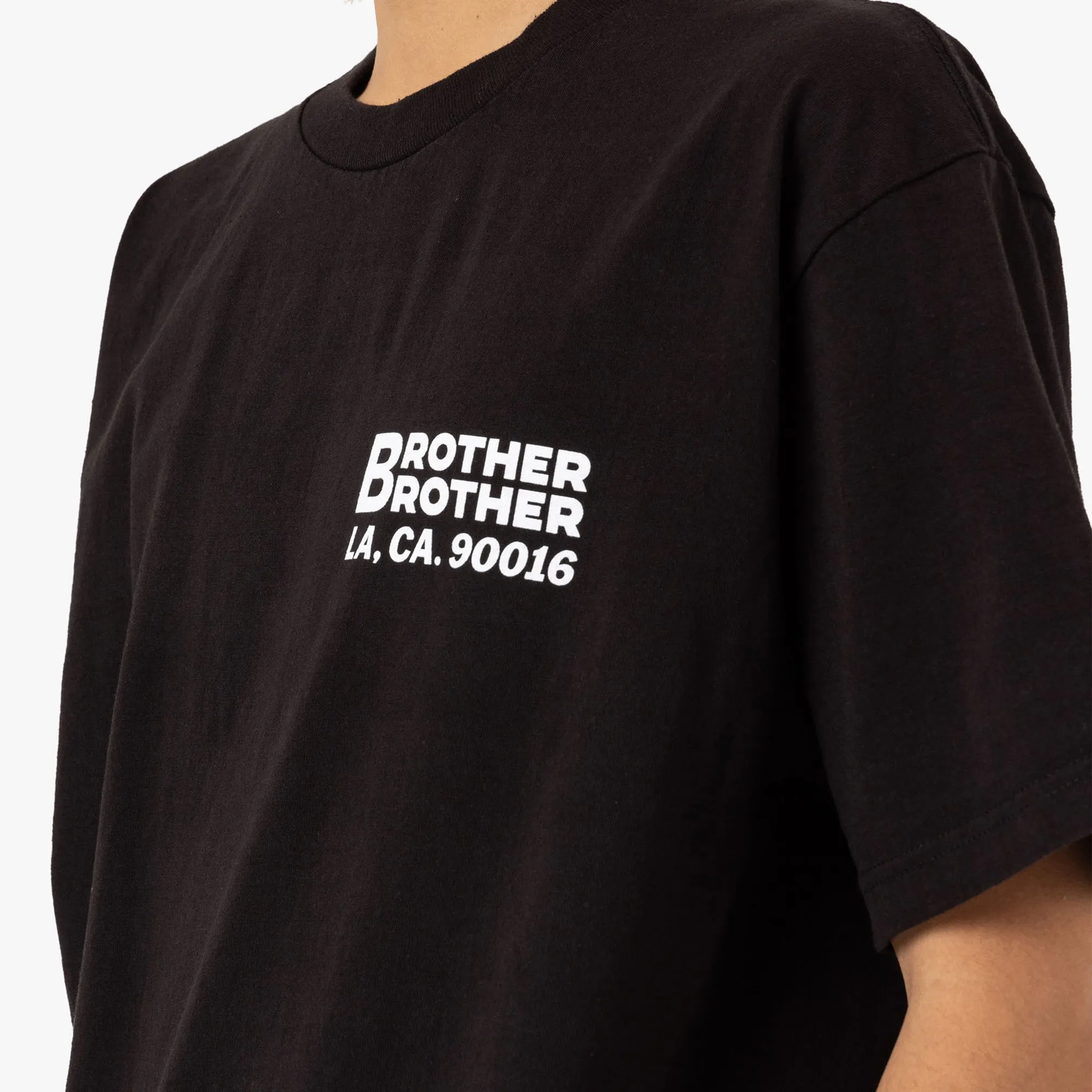 Brother Brother Shop Tee Black / White sold by Livestock product image thumbnail 4