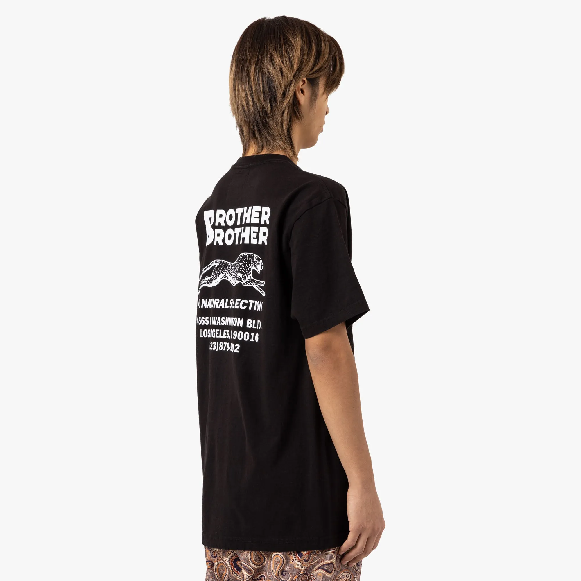 Brother Brother Shop Tee Black / White sold by Livestock product image thumbnail 3
