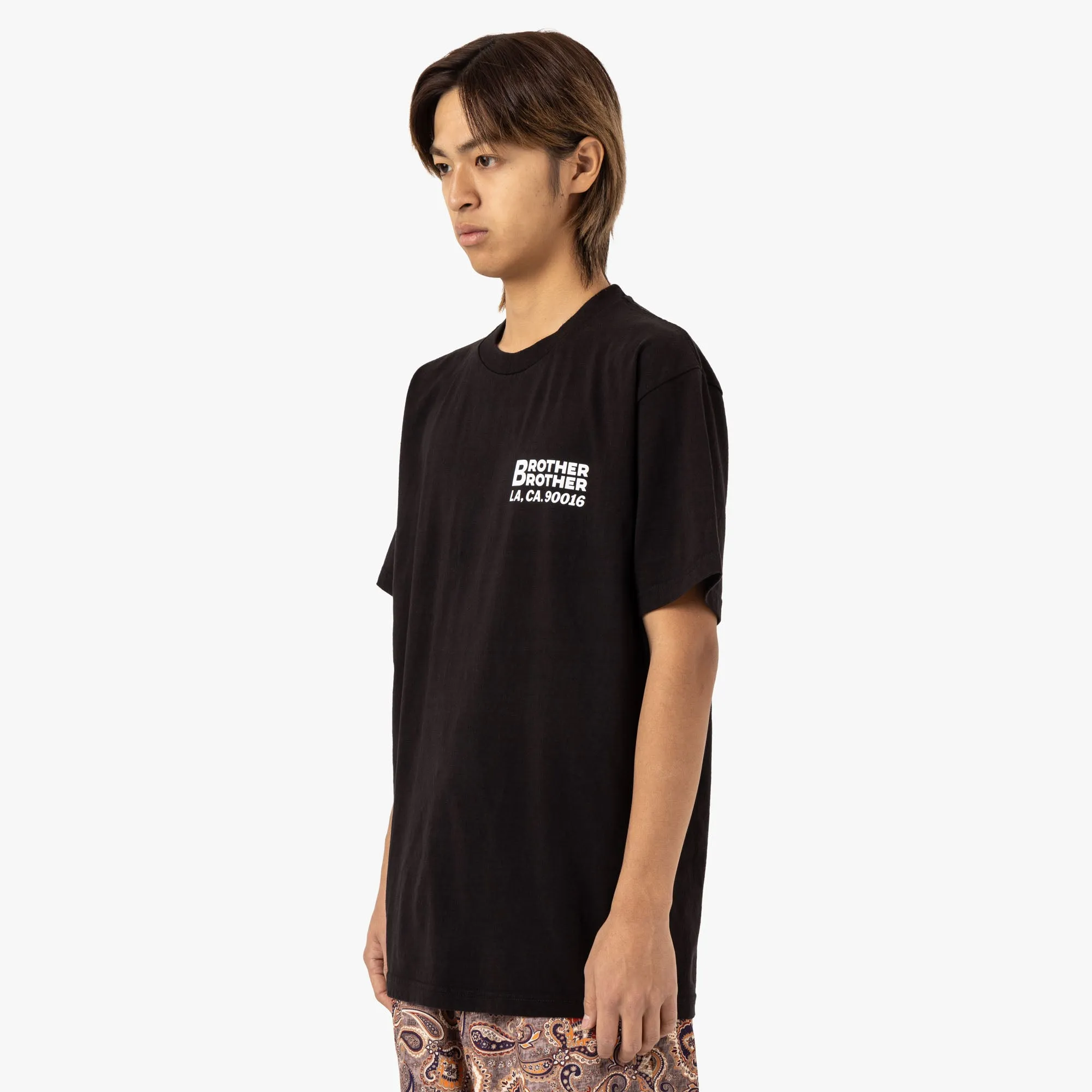 Brother Brother Shop Tee Black / White sold by Livestock product image thumbnail 2