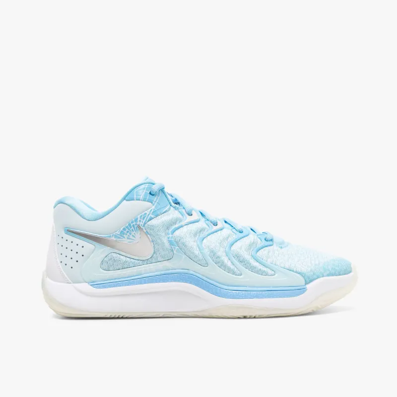 Nike KD17 Aquarius Blue / Metallic Silver sold by Livestock