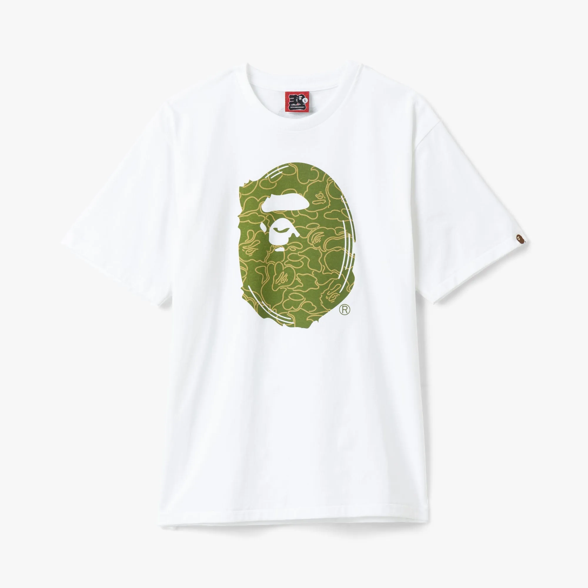 BAPE 30th Anniversary Tee White / Green sold by Livestock