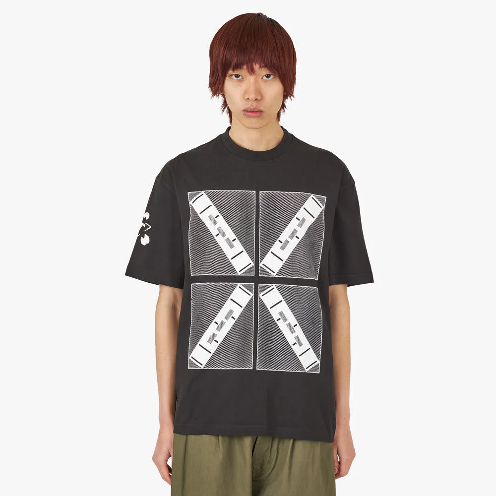 The Trilogy Tapes 4 Boxes Cross T T-Shirt / Black sold by Livestock