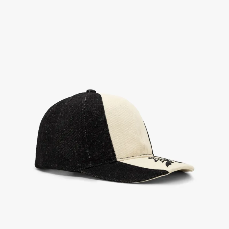 4YE Denim Curve Cap / Black / White made by Livestock