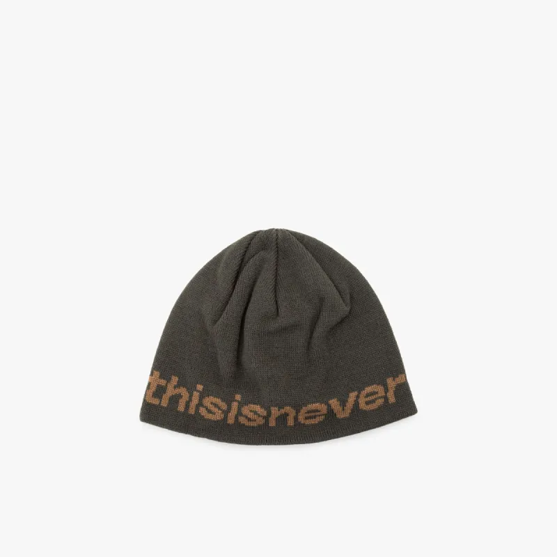 thisisneverthat SP-Logo No Cuff Beanie / Moss sold by Livestock