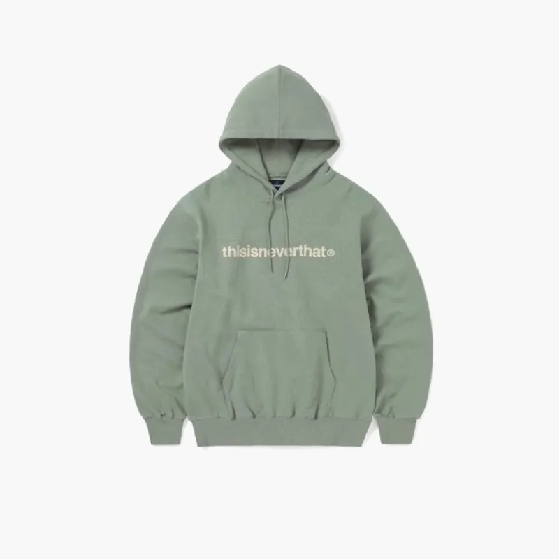 Thisisneverthat T-Logo Hoodie / Light Olive sold by Livestock