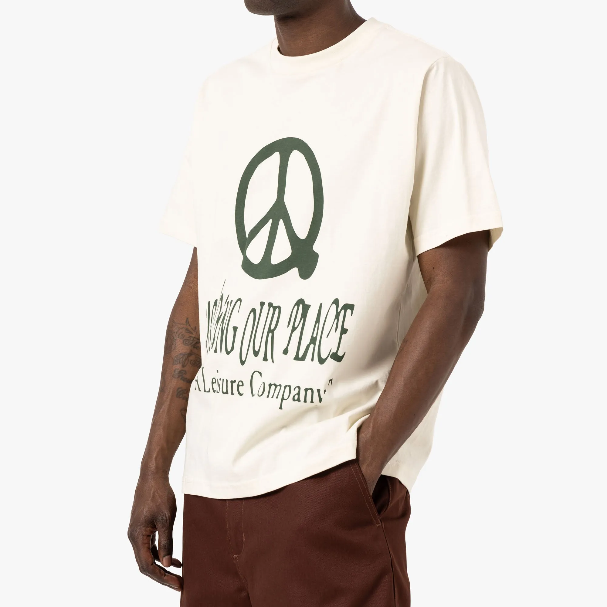 Museum Of Peace & Quiet Our Place T-Shirt / Bone sold by Livestock product image thumbnail 4